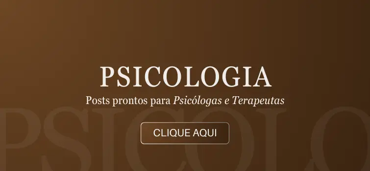 Kit de posts editáveis para psicólogas e terapeutas